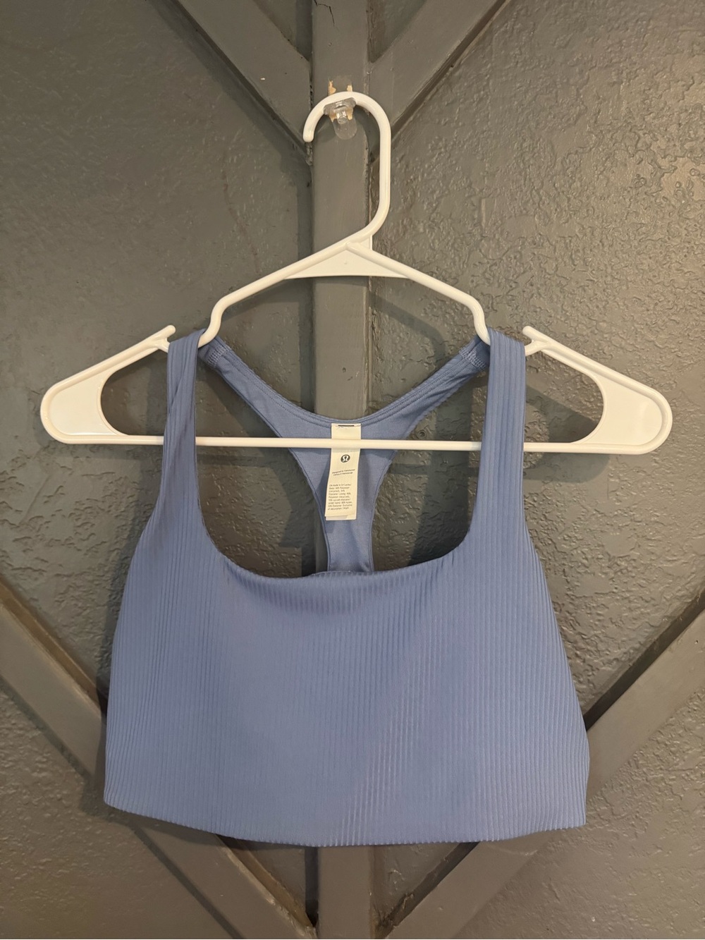 lululemon athletica Ribbed Scoop Sports Bra in Periwinkle